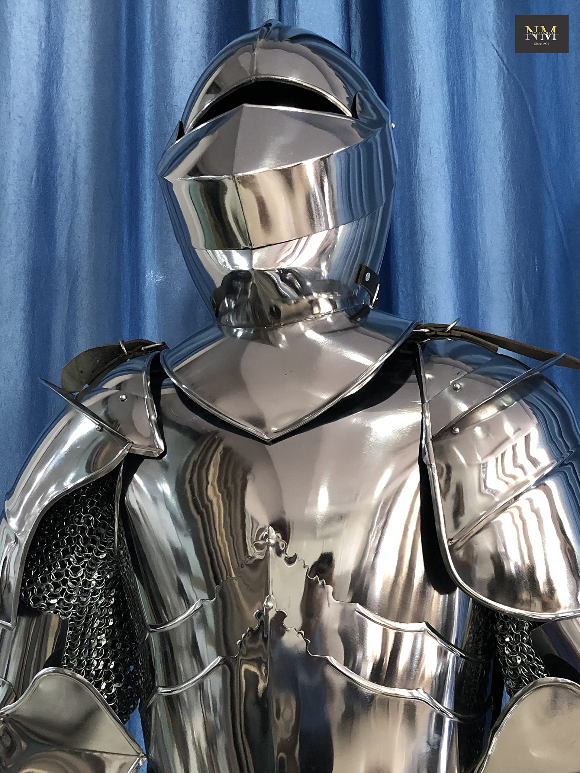 Nauticalmart Medieval Knight Suit of Armor Wearable Halloween Full Body Armor Costume
