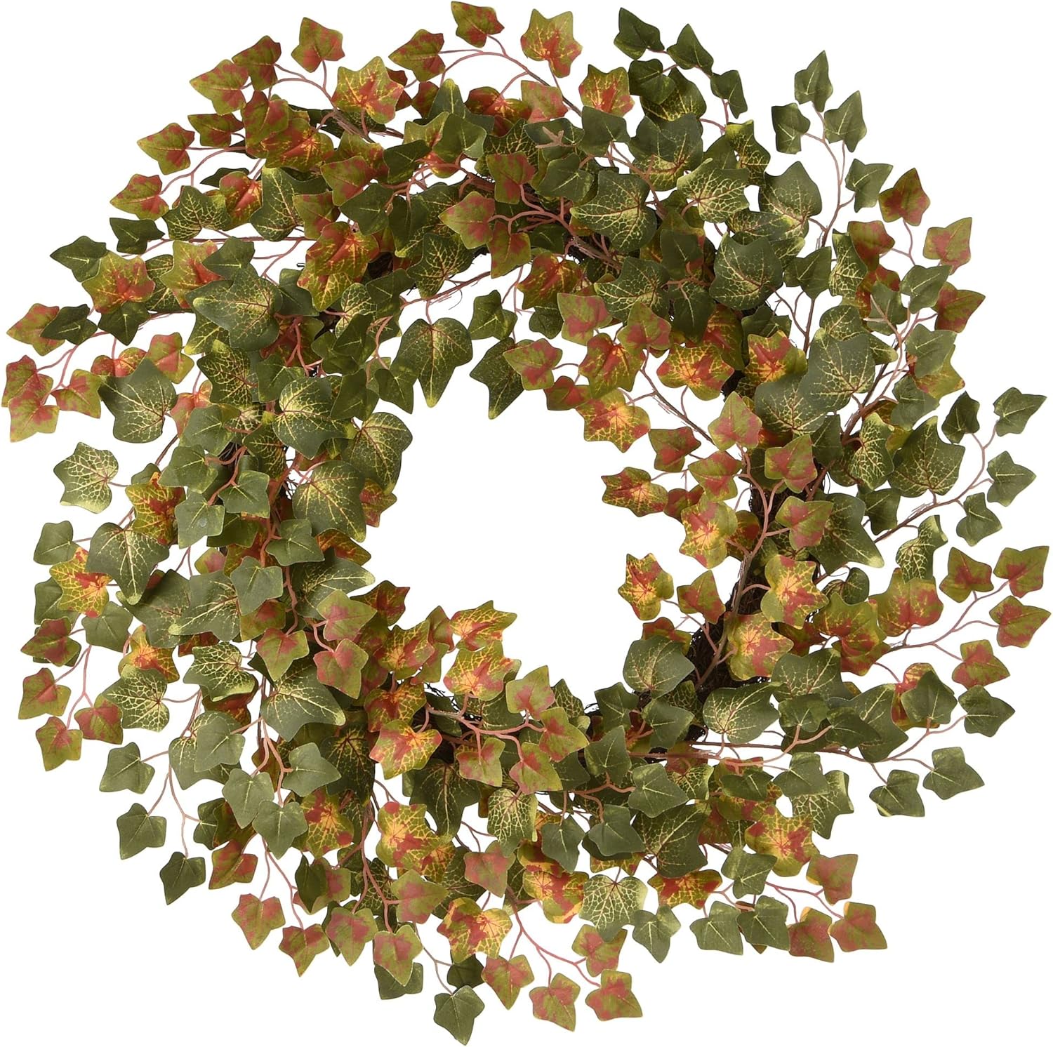 National Tree Company Artificial Autumn Wreath, Decorated with Ivy, Autumn Collection, 24 in