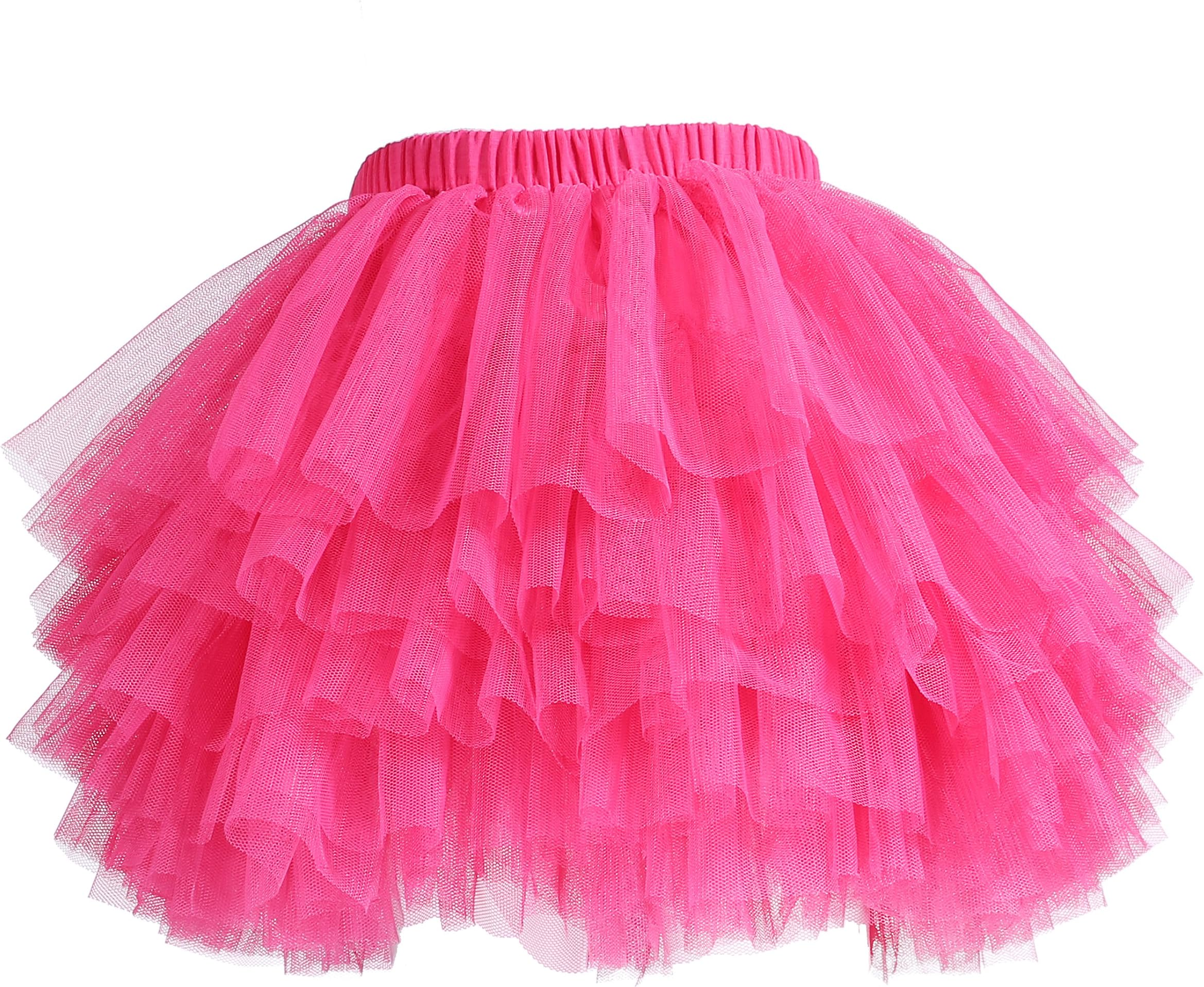 Baby Girls' Tutu Skirt Toddler 6 Layered Tulle Tutus 1-8T
