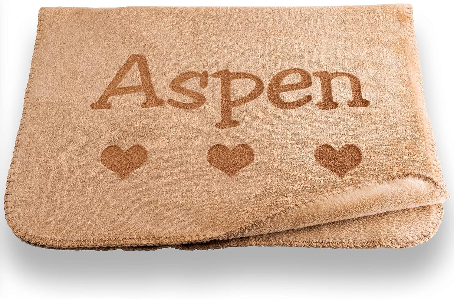 Custom Catch Personalized Dog Blanket - Gray or Beige - Small : Pet Supplies
