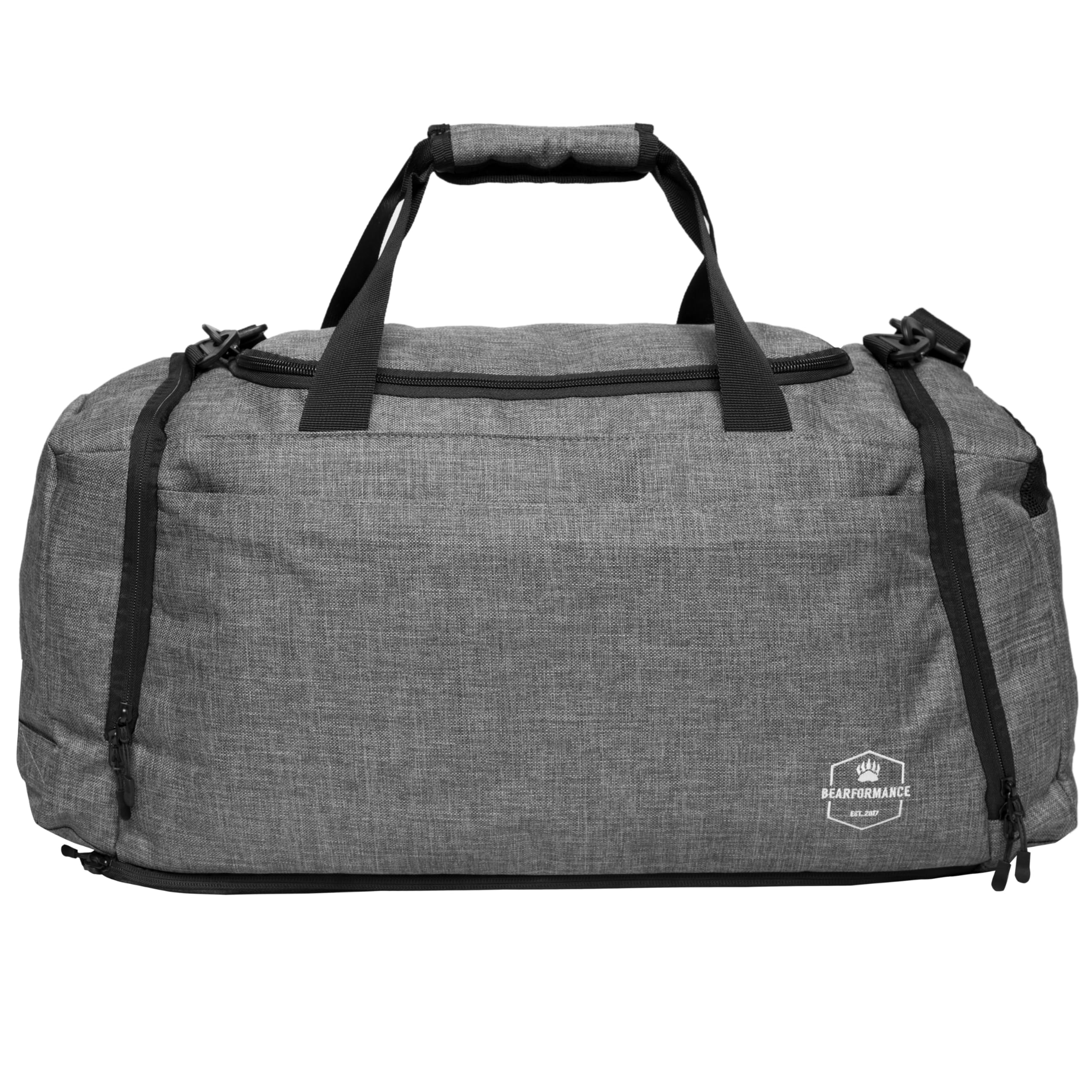 Ultimate Sportbag – Borsa sportiva per uomini e donne con scomparto extra per scarpe e scomparto umido con funzione zaino per sport, allenamento, ym, viaggio
