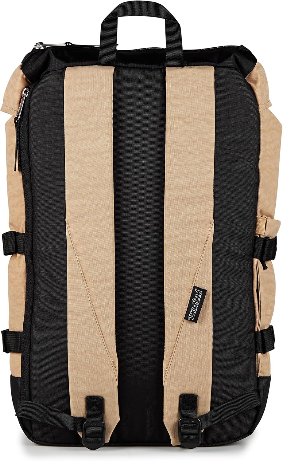 JanSport Skip Pack Backpack – 28L Capacity, Fits 13.5" Laptop, Large Main Compartment, Side Water Bottle Pocket – Ideal for Work & Travel, Travertine