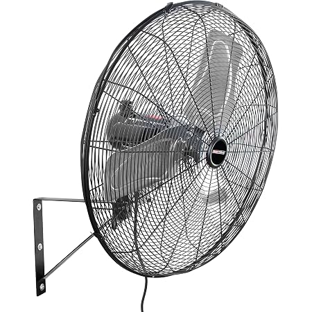 Tornado 16" Pro Oscillating Wall Fan - Heavy Duty Metal, 3 Speeds, UL Listed For Industrial & Home Use - View #2