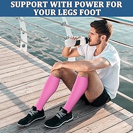 FEYHAY Copper Compression Socks (3 Pairs) 15-20 mmHg Circulation is Best Athletic & Daily for Men & Women, Running, Climbing
