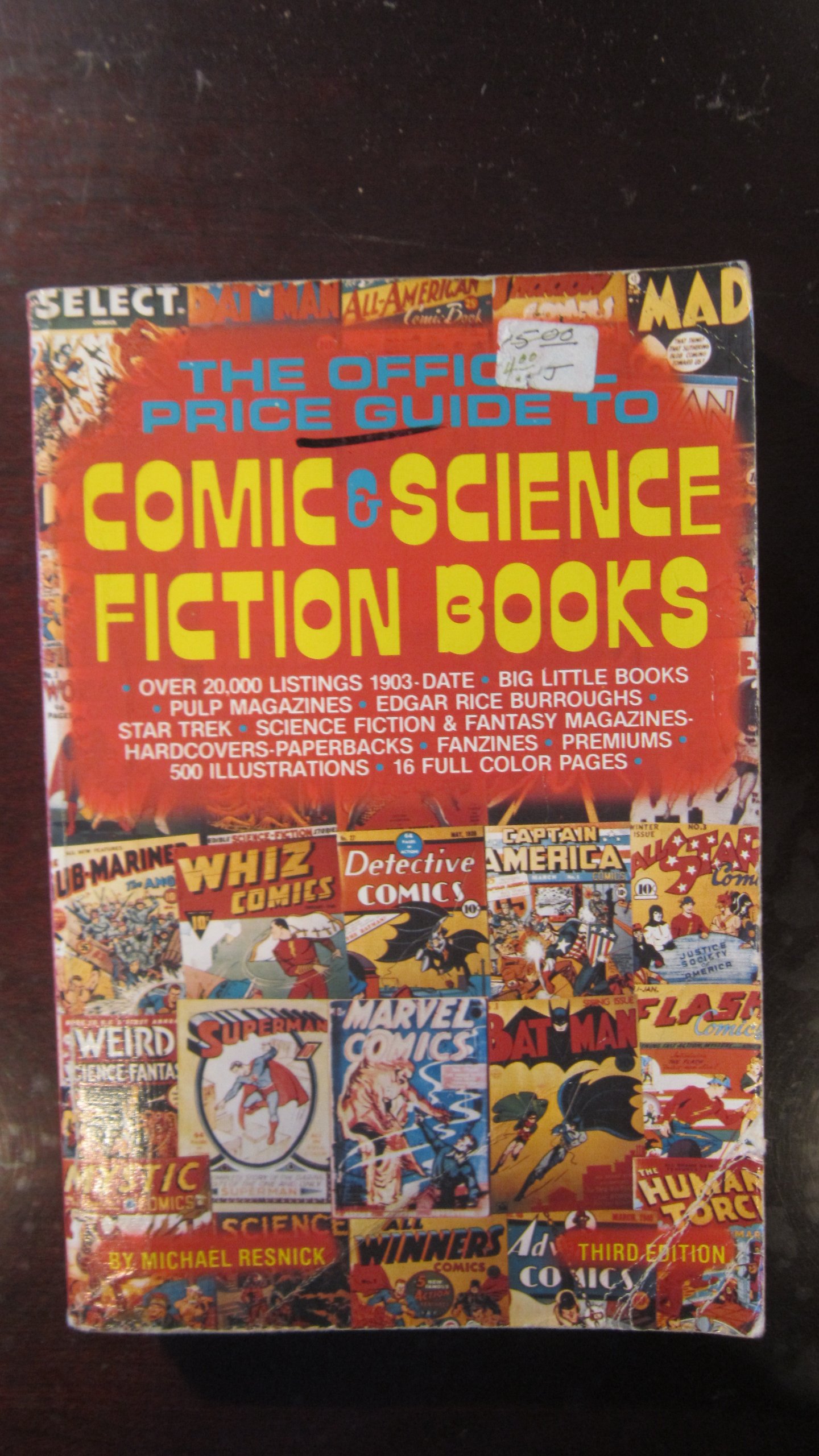 Cover of The Official Price Guide to Comic & Science Fiction Books