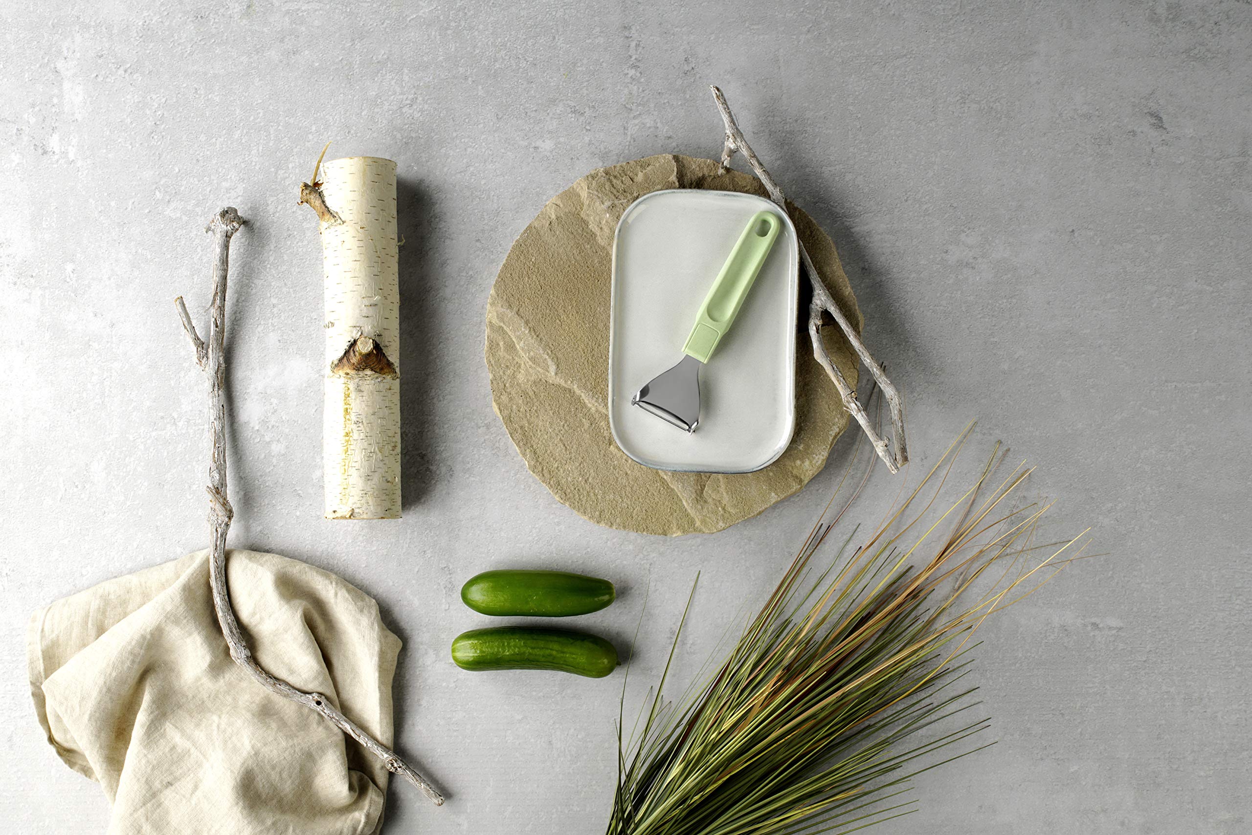 Pelapatate Multifunzione PELA VERDURE PROFESSIONALE Acciaio Inox Peeler Di Frutta Tescoma Taglia