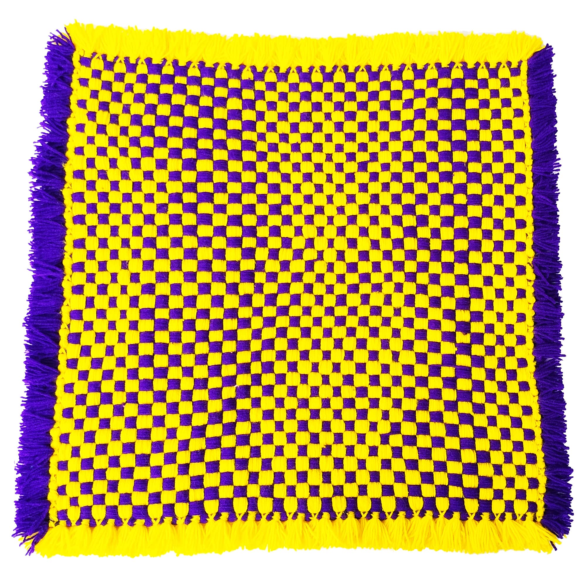 Woolen Puja Mat - Handmade Prayer Mat -3