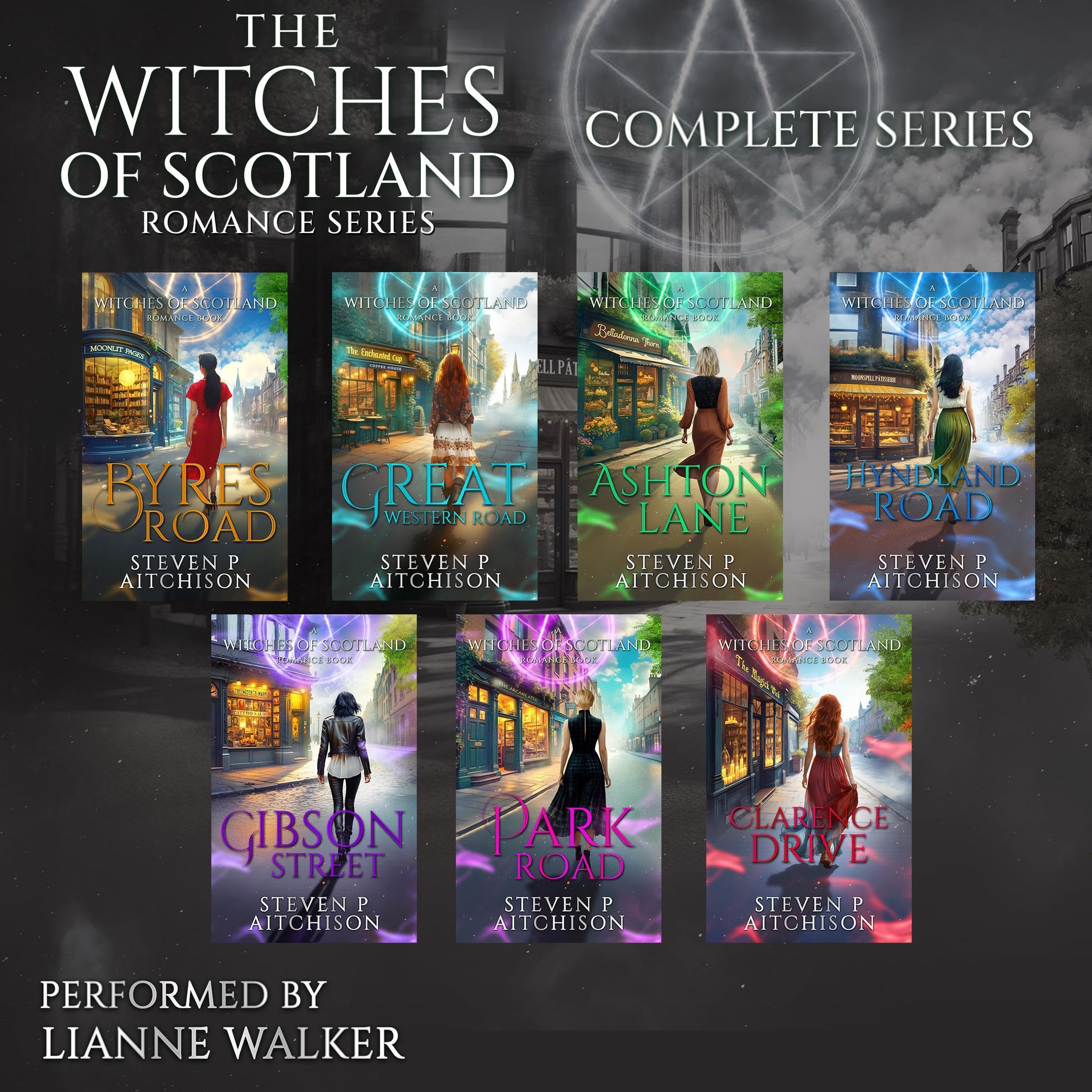Cover art for The Witches of Scotland Romance Series: The Gathering of the Seven, Books 1-7