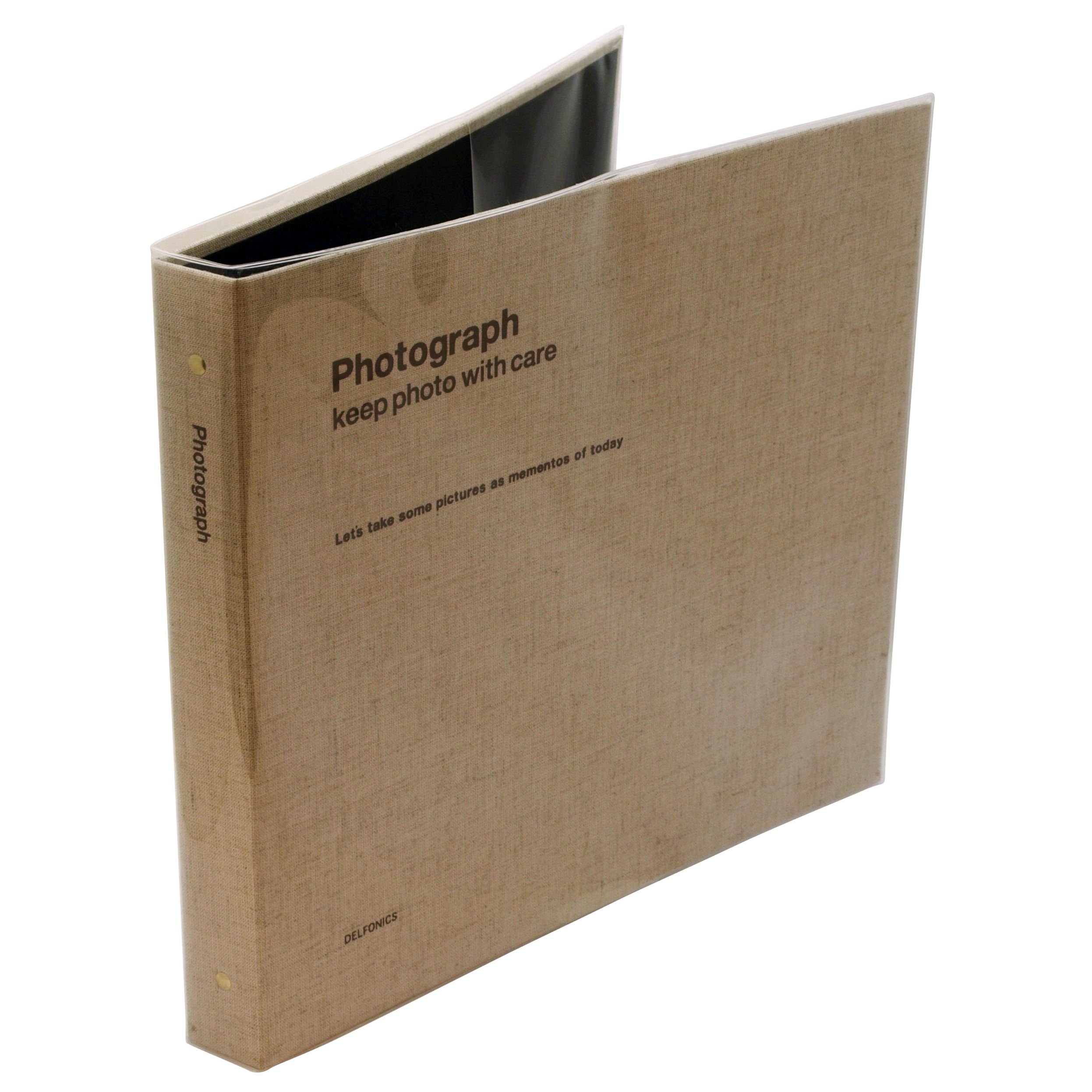 Amazon.co.jp: デルフォニックス PDフォトアルバムリングL 麻 : 家電 