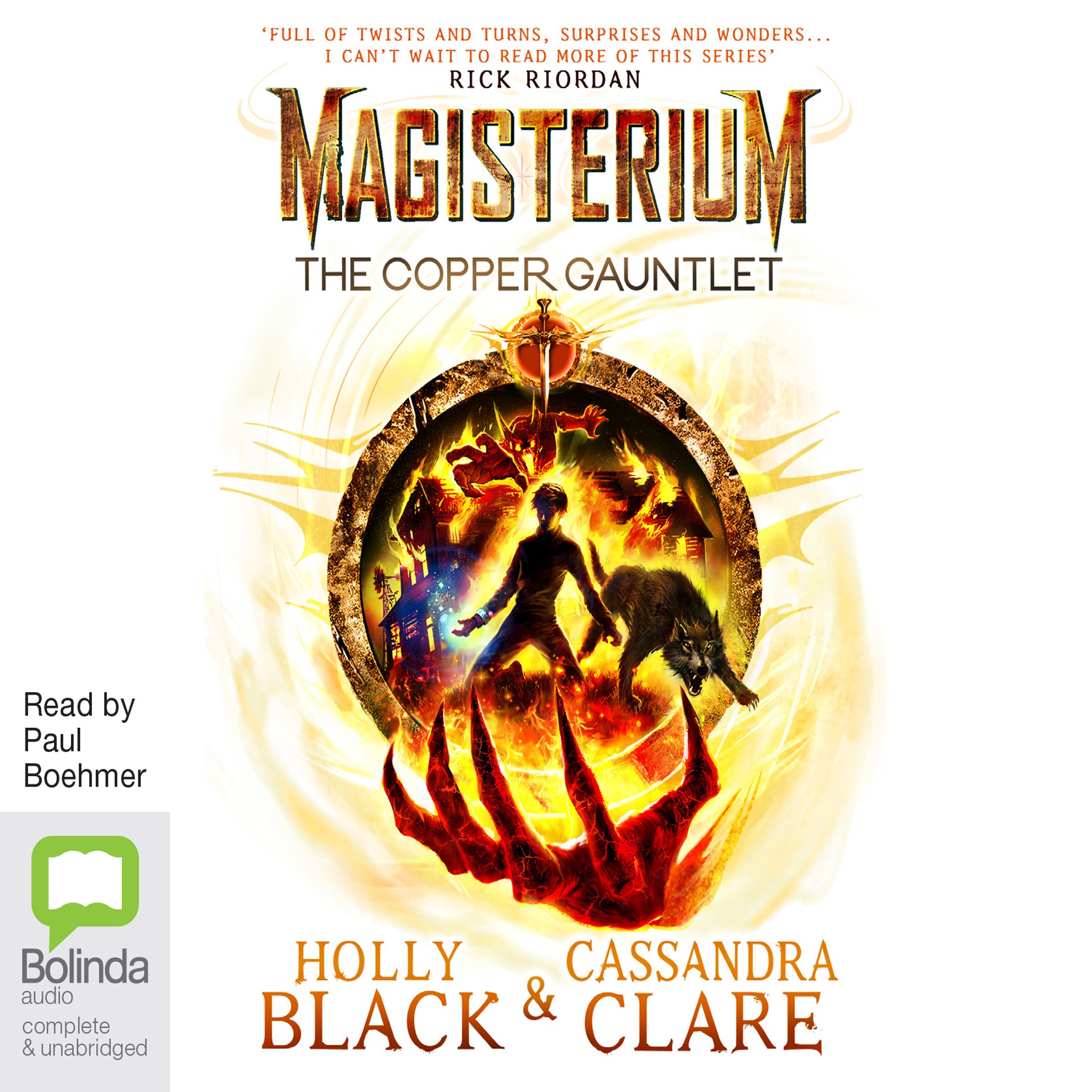 Cover art for The Copper Gauntlet: Magisterium, Book 2