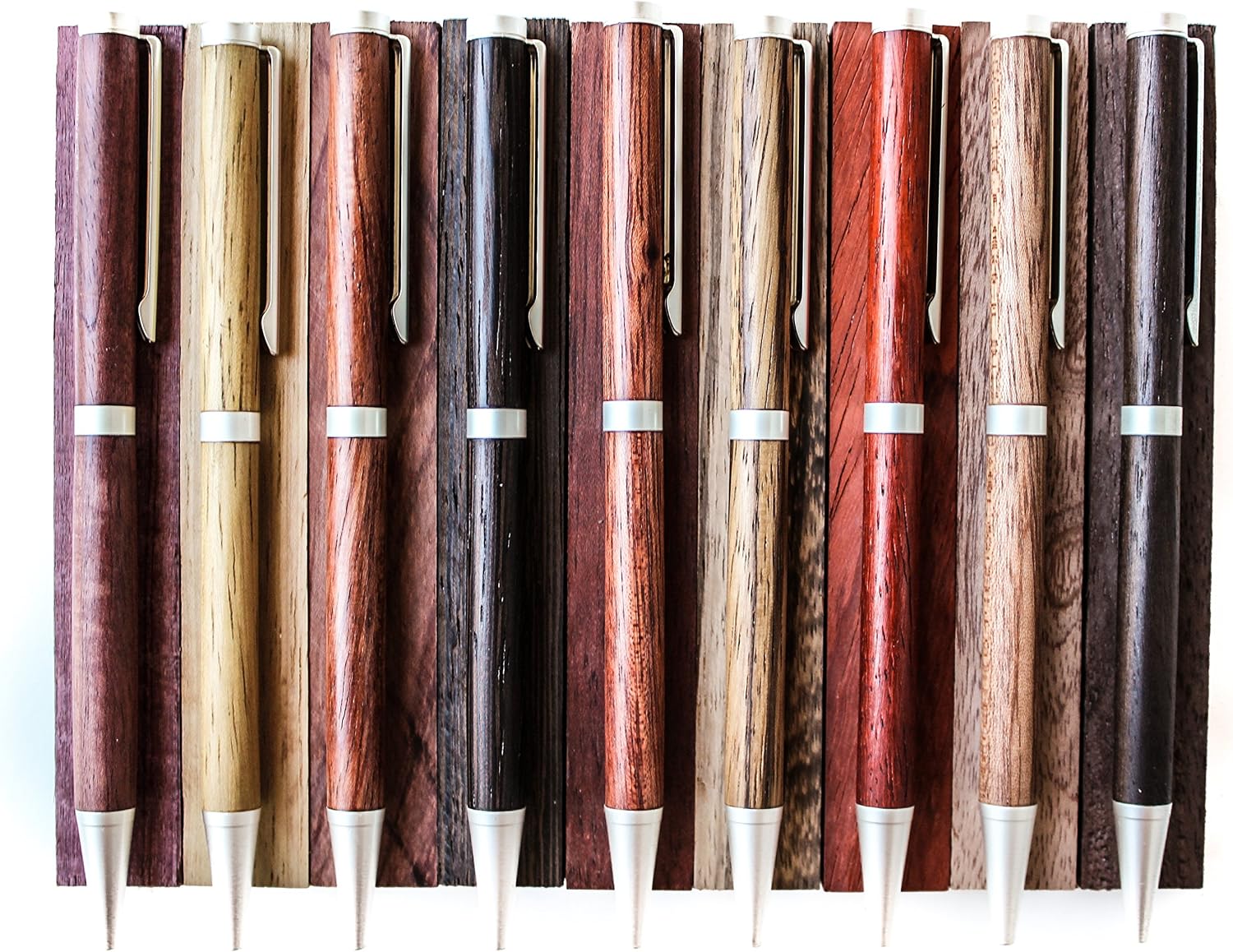 Exotic Wood Pen Blanks 9-Pack (Mix)