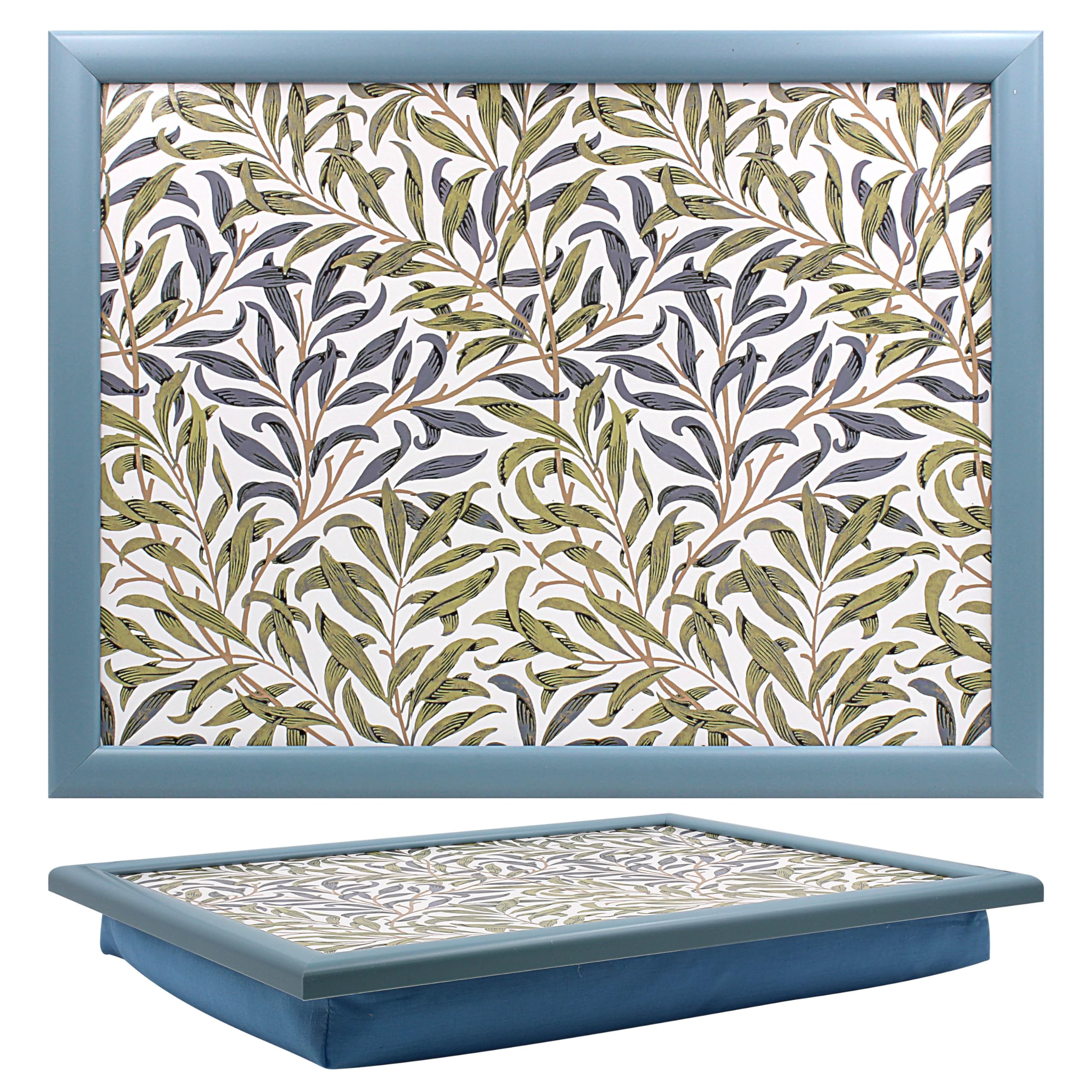 Lesser & Pavey Willow Bough Cushioned Lap Tray | Lovely Lap Trays With Padded Cushion, Perfect For Eating On The Sofa | Lap Trays For Eating Homes - William Morris — image 1