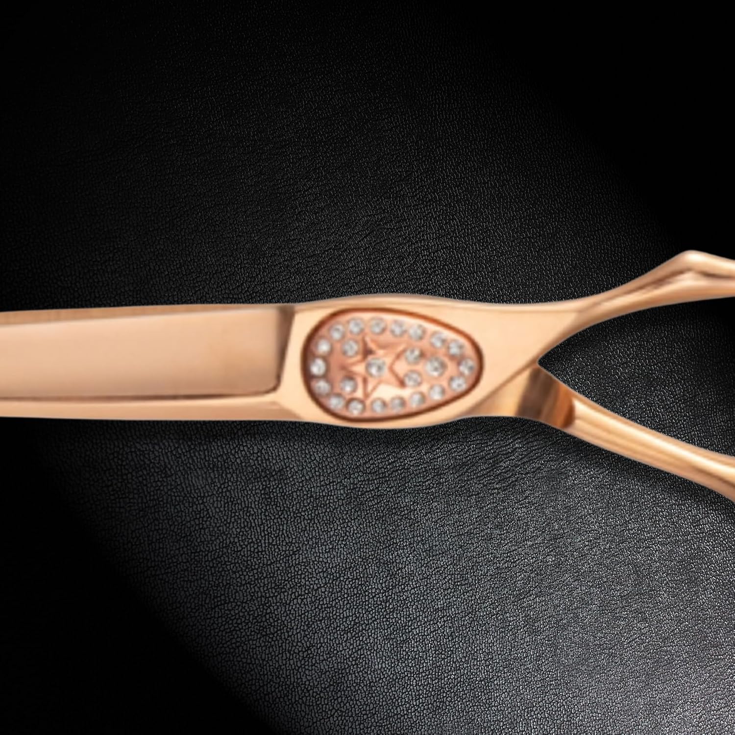 Saki Shears Ikigai Rose Gold Hairdresser Cutting Shears - 6" Inch Hair Scissors - For Students and Professional Use - Super Sharp and Durable - Rose Gold Titanium Finish