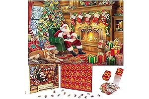 24-Day Christmas Countdown Advent Calendar Puzzle