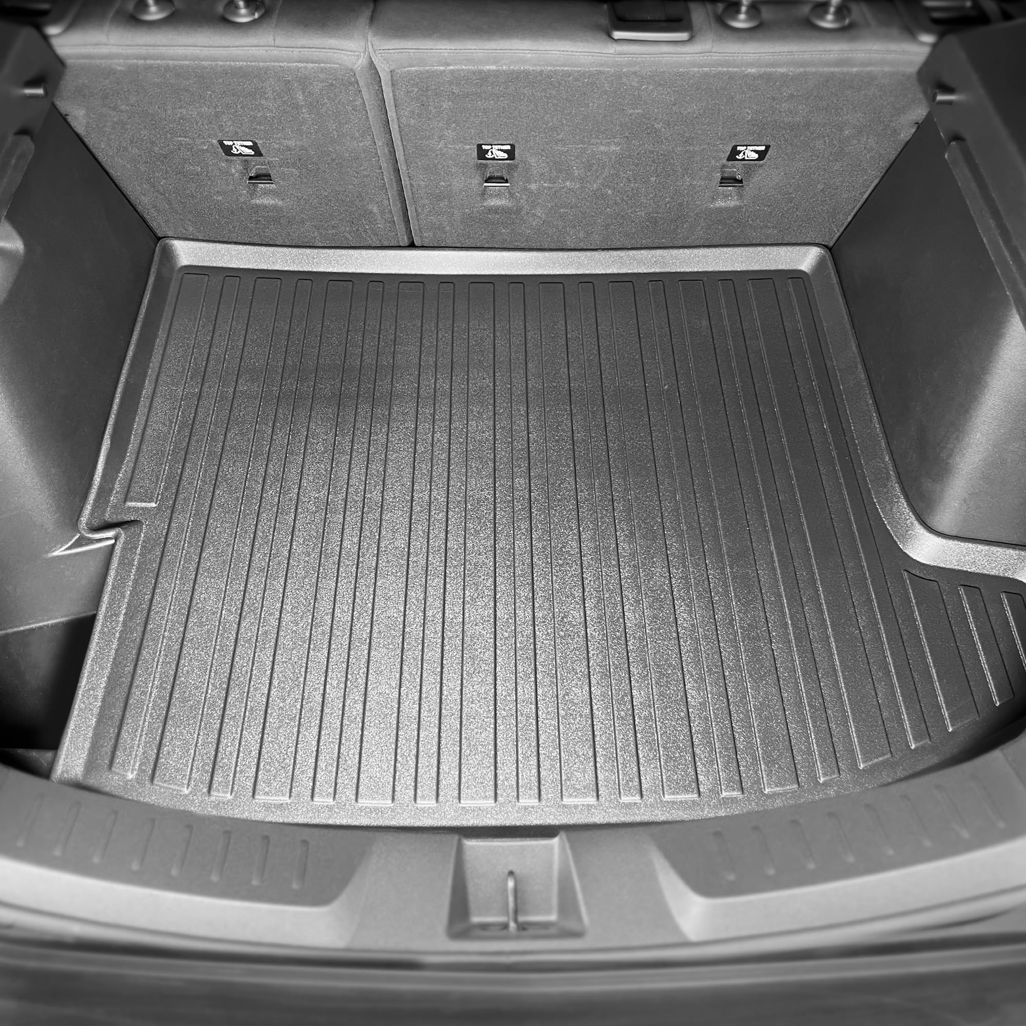 Premium Cargo Liner For Volvo C40 & XC40 Crossover 2019-2025 - 100% Protection - Custom Fit Car Trunk Mat - All-Season Black Cargo Mat - 3D Shaped