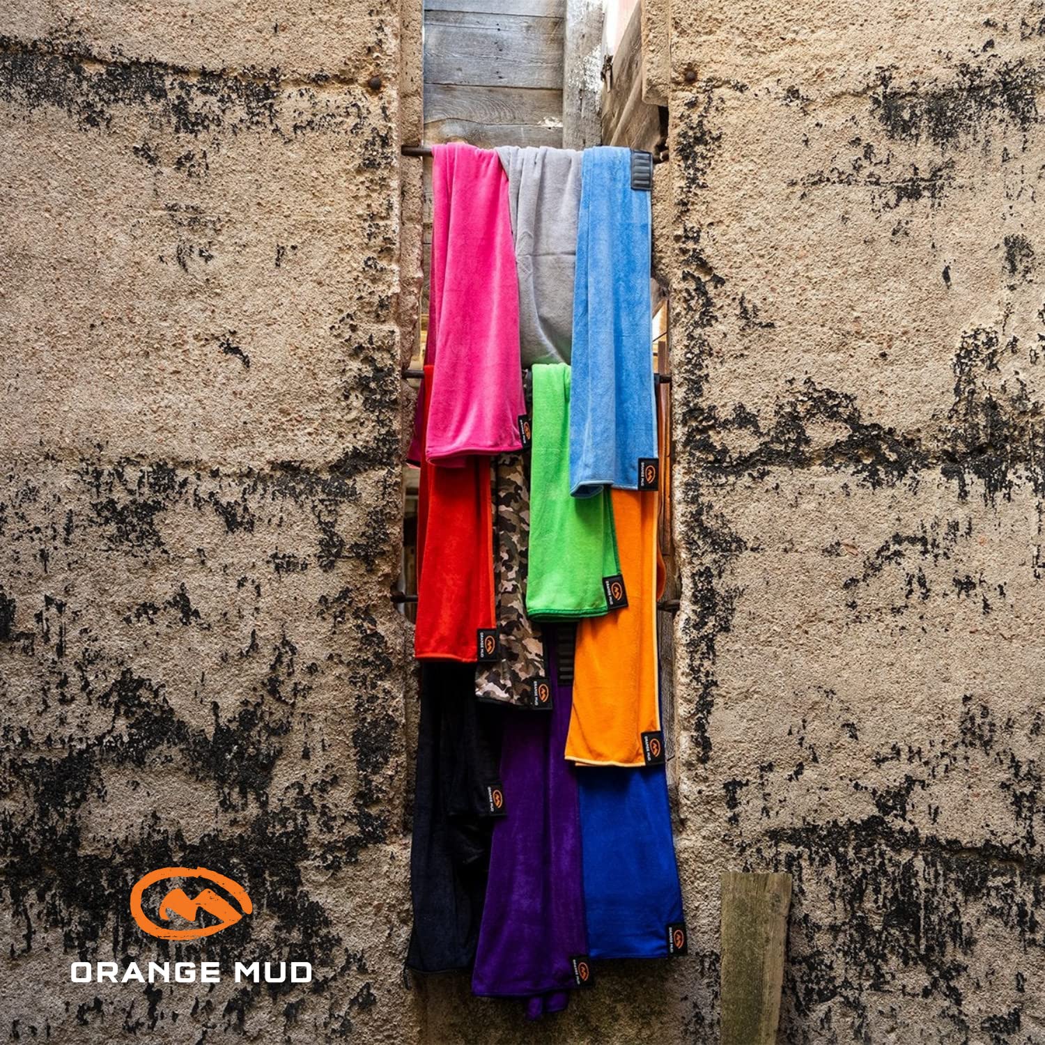 Orange Mud 3in1 Transition Wrap 2.0, Sporthandtuch + Autositz-Cover + Umzieh-Hilfe, Farbe grau