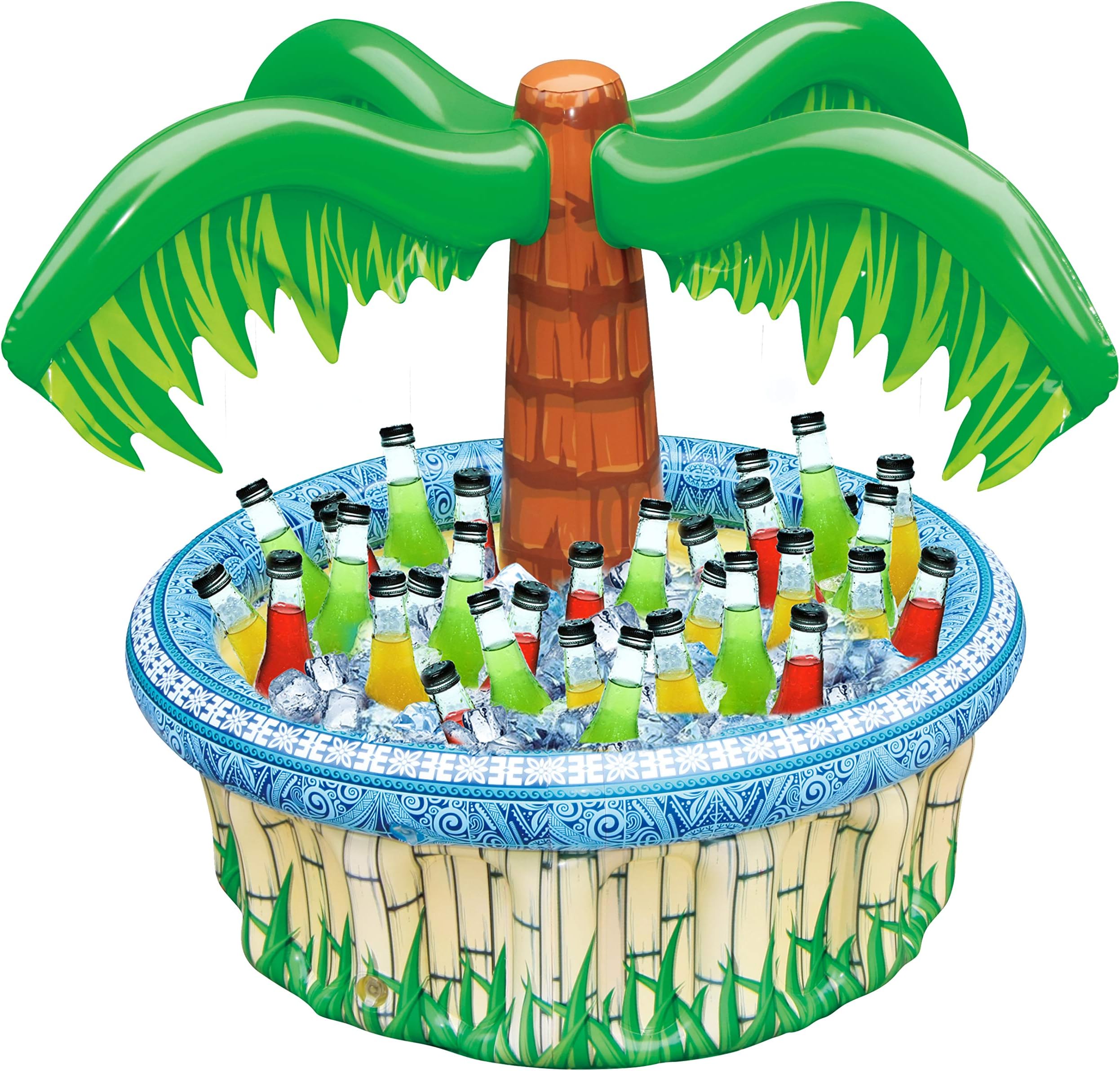 JOYIN 71 cm Inflatable Palm Tree Cooler, Beach Theme Party Décor, Party Supplies for Pool Party, Luau Party and Hawaiian Party