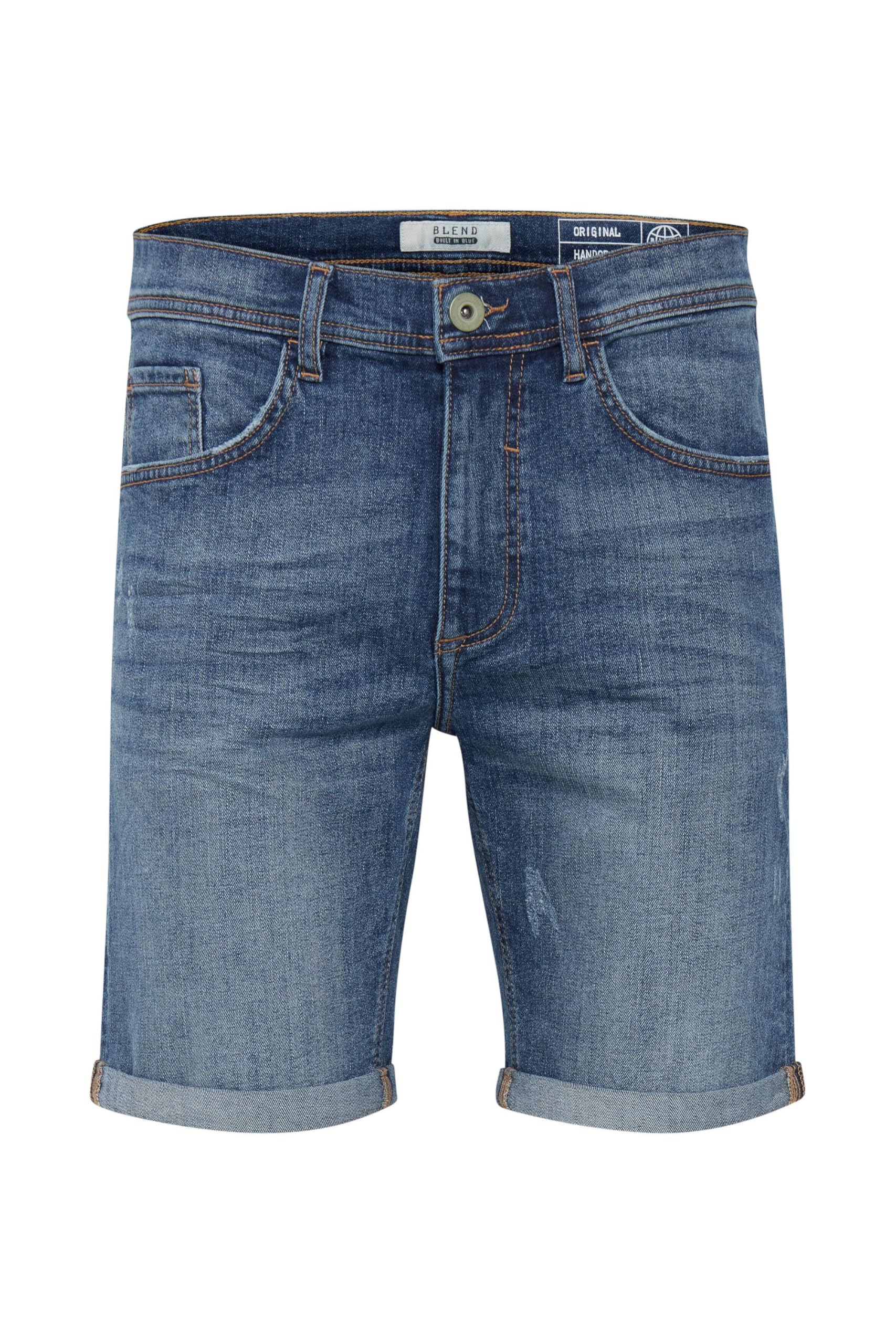 Blend BHLuke Herren Jeans Shorts Kurze Denim Hose Regular Fit