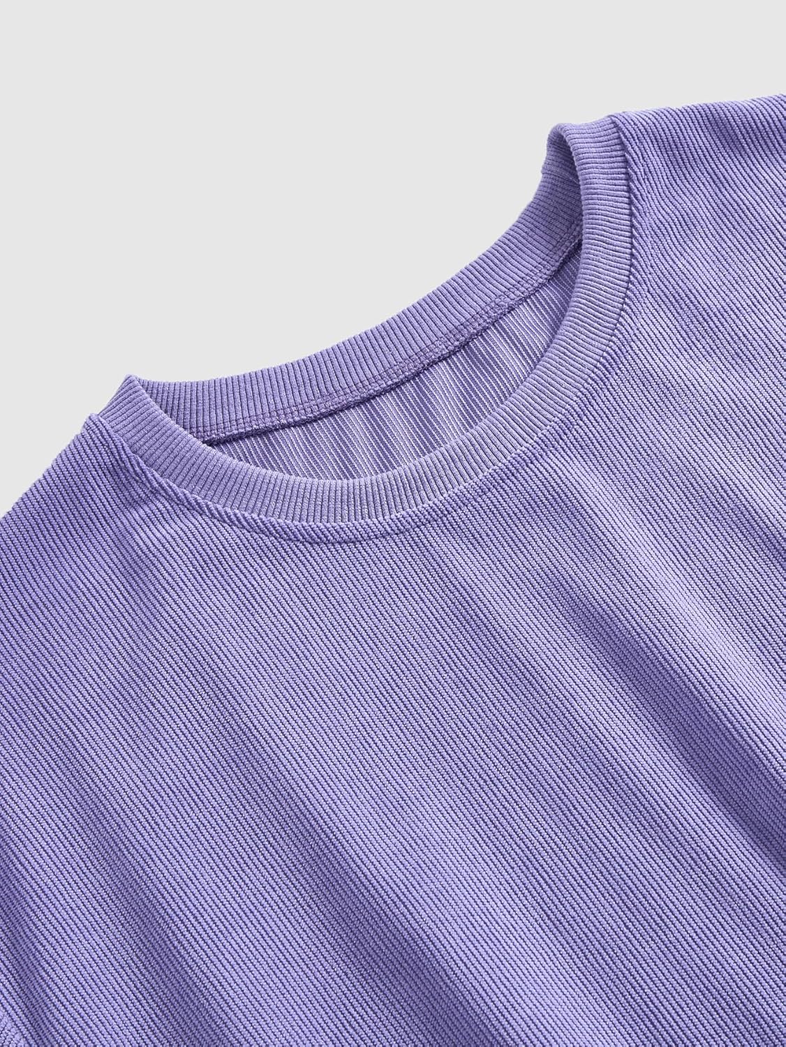 Women's Fall Oversized Sweaters Casual Crew Neck Pullover Long Sleeve Lightweight Knit Tops - Image 3