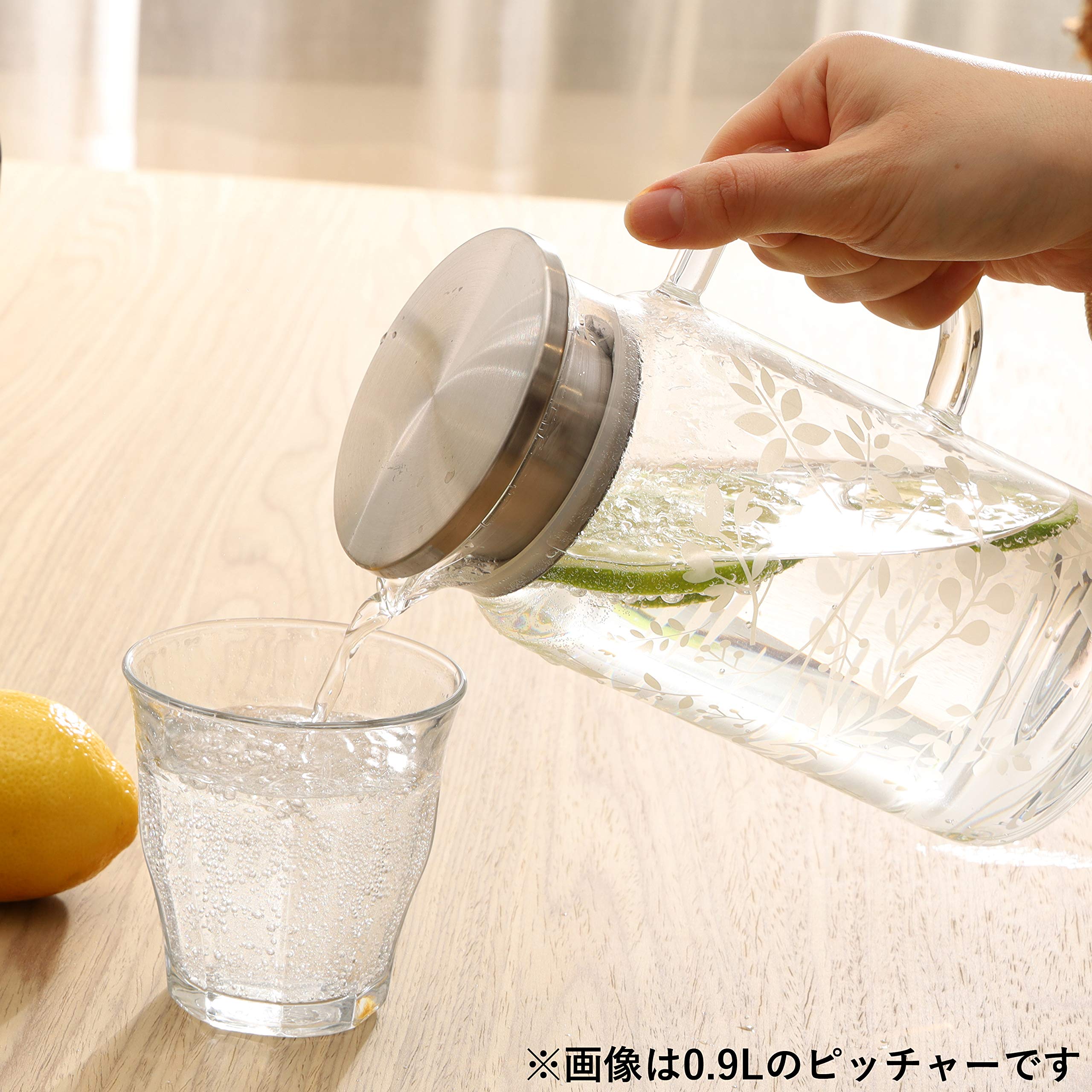 Amazon.co.jp: パール金属 耐熱ガラス ピッチャー 冷水筒 1.4L