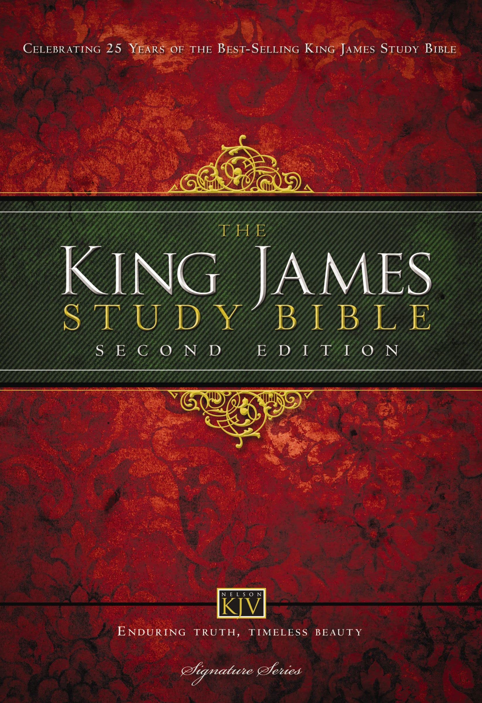 KJV Study Bible Second Edition avec notes d'analyse textuelle anglaise