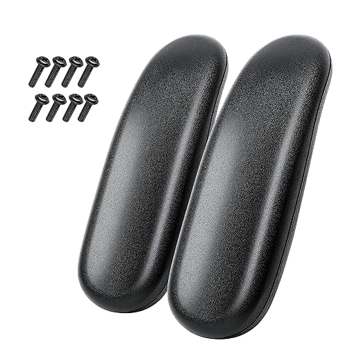 kwmobile 2x Replacement Armrests – zwart