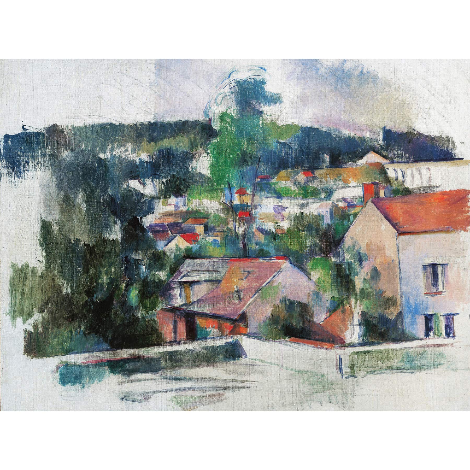 Fine Art Prints Paul Cezanne Landscape Extra Large Wall Premium Canvas Mural