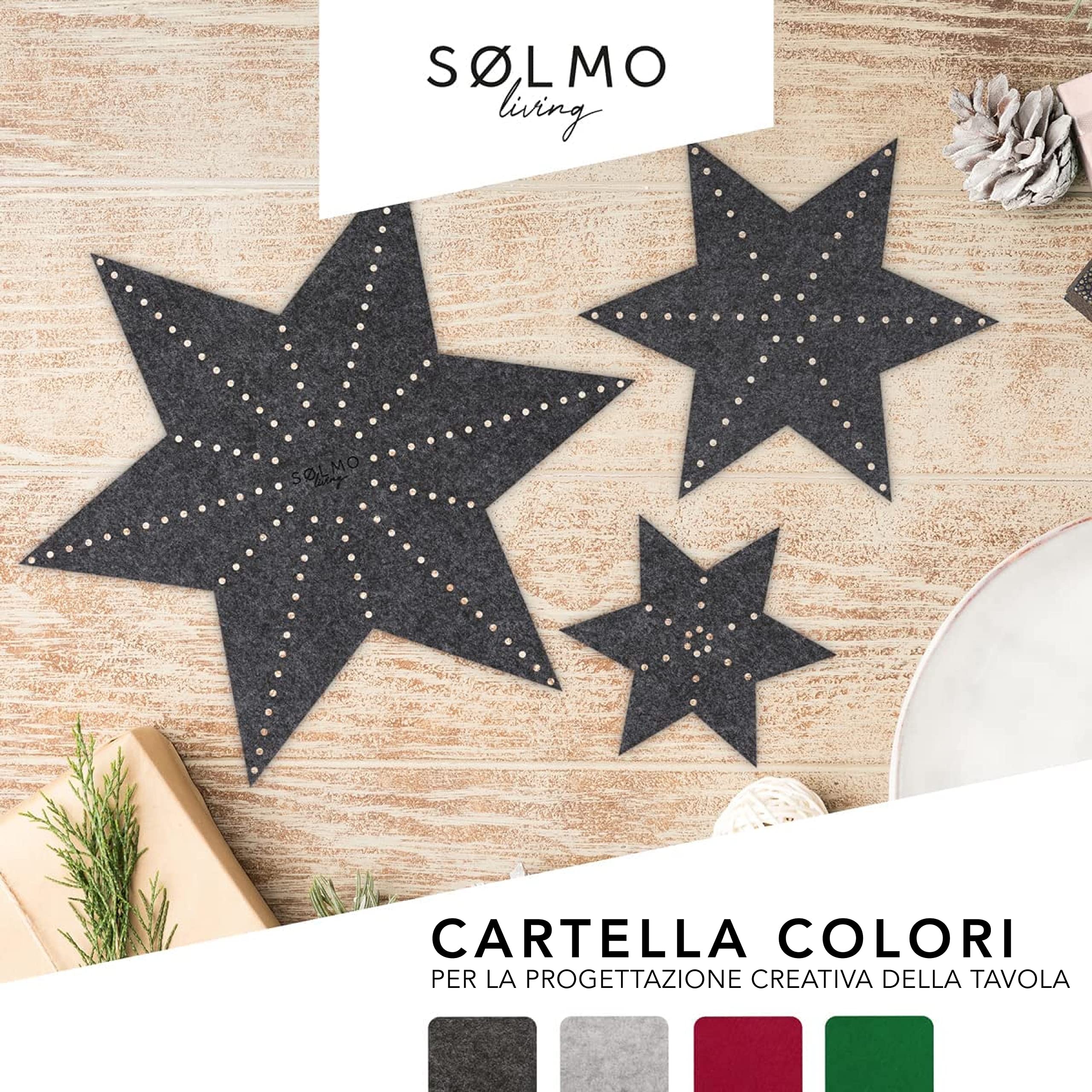 Sottobicchieri con la Stella di Natale