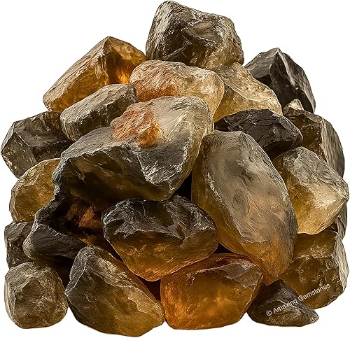 Miniatura 82 de Amazing Gemstone Cristales crudos de angelita y piedras curativas, rocas naturales para pulir, piedras y cristales crudos de bricolaje, 2 piezas