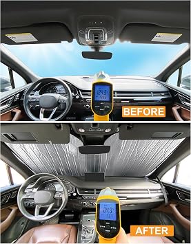 Front Windshield Sunshade for 2014-2020 BMW 4 Series Coupe, Gran Coupe