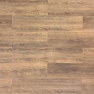 TRECOR® Klick Vinylboden Premium Designboden 4,5 mm stark incl. 1 mm Trittschallunterlage, Nutzschicht 0,30 mm - Sie kaufen 1 m² - WASSERFEST (Vinylboden 1 qm, Eiche Natur)