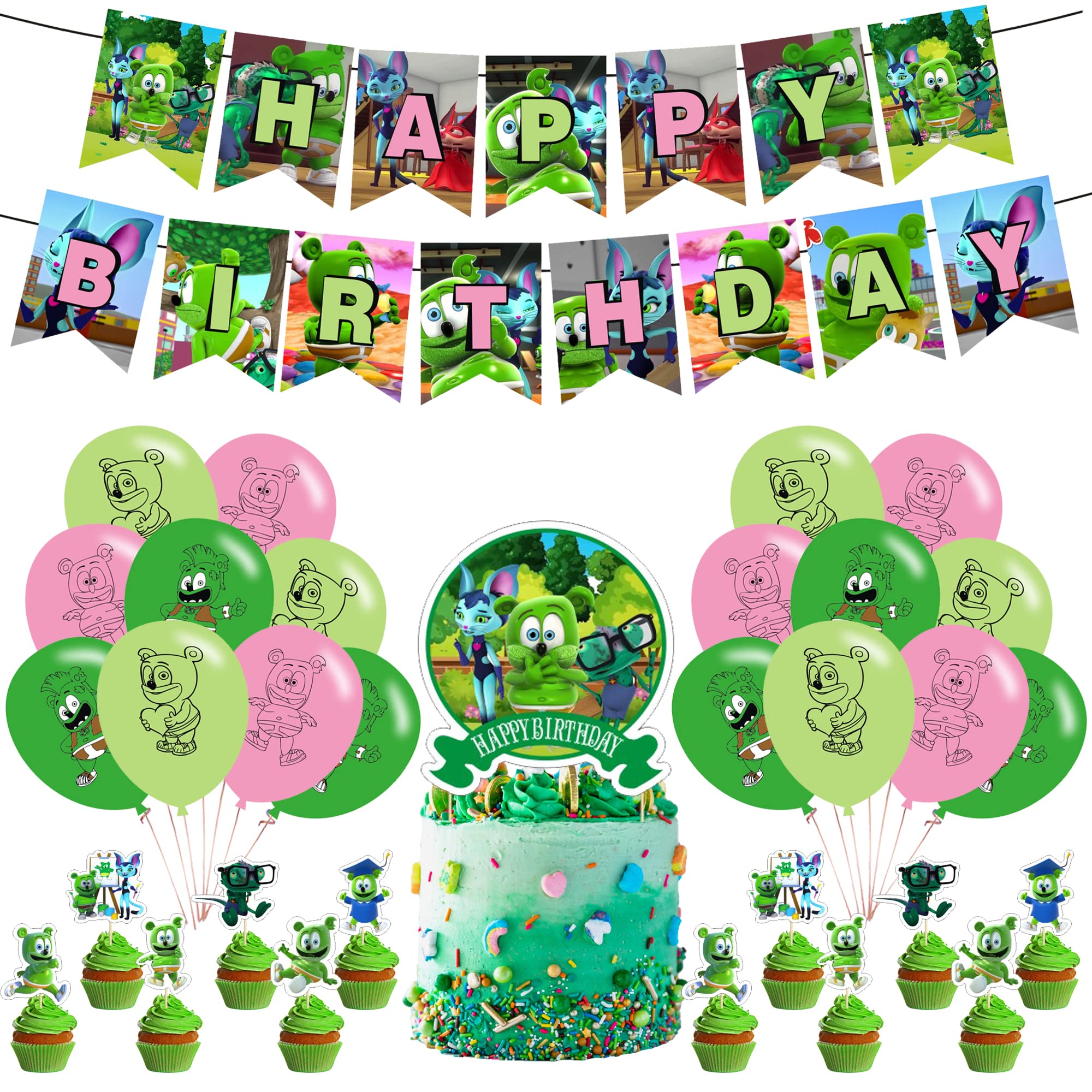 Buy Gummy Bear Friends Birthday Party Supplies Gummy Bear Friends