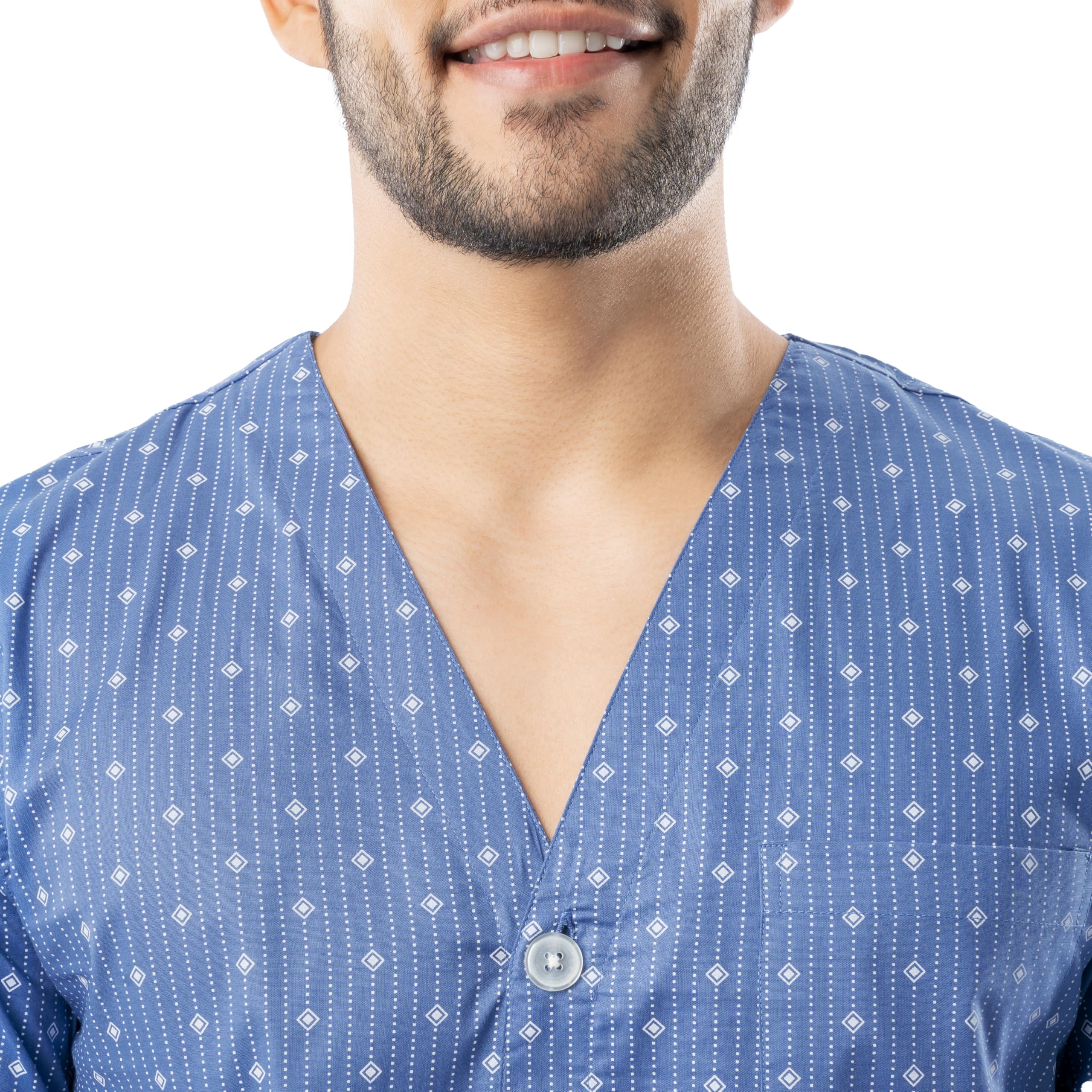 Fruit of the Loom Herren Kurzärmeliges Pyjama-Set aus Breitem Stoff Pyjamaset