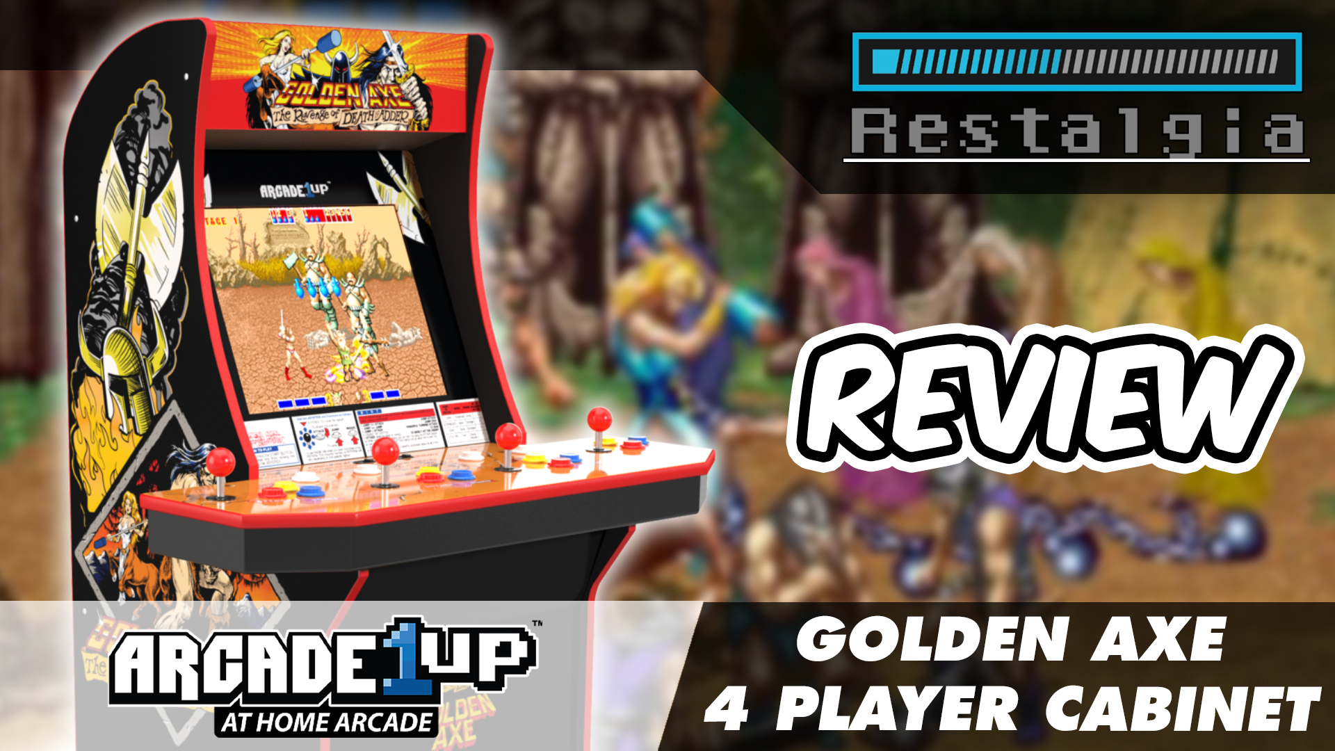 Watch Arcade1UP Golden Axe Review on Amazon Live