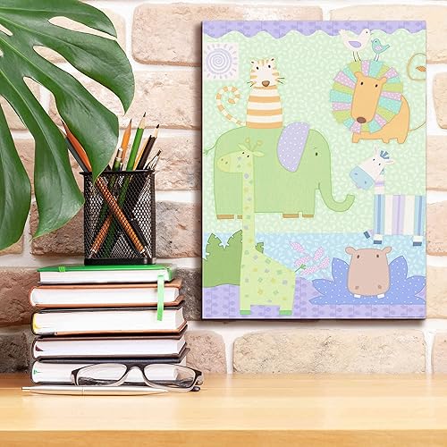 Miniatura 6 de Epic Graffiti 'Zoo Time 2' by Viv Eisner, Canvas Wall Art, 12"x16"