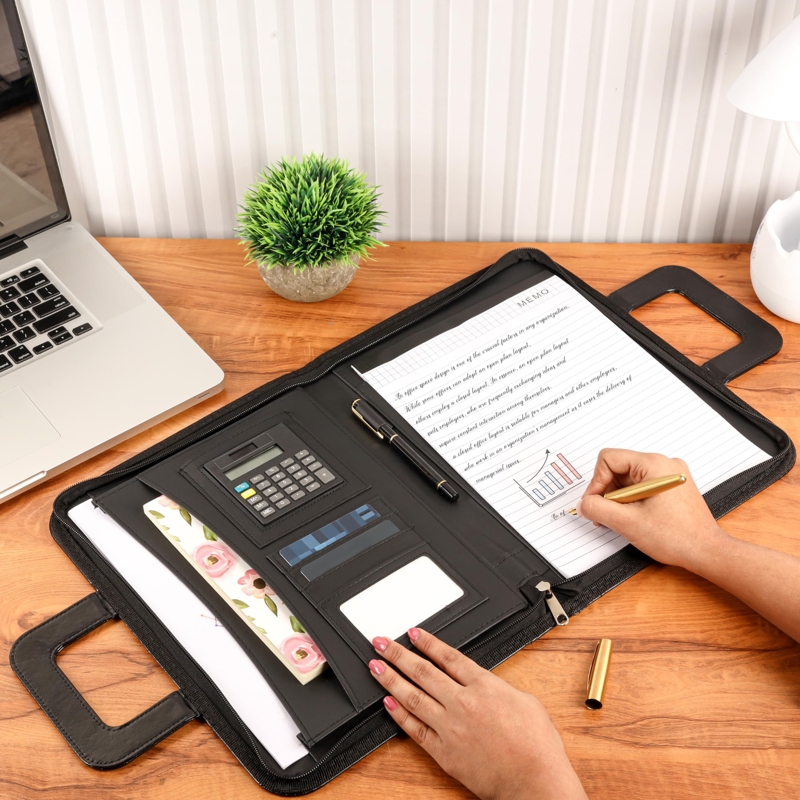 Porte-Documents En Cuir Véritable « Wesley » – Format A4, Compartiment 13 Pouces, Fermeture Éclair - 4