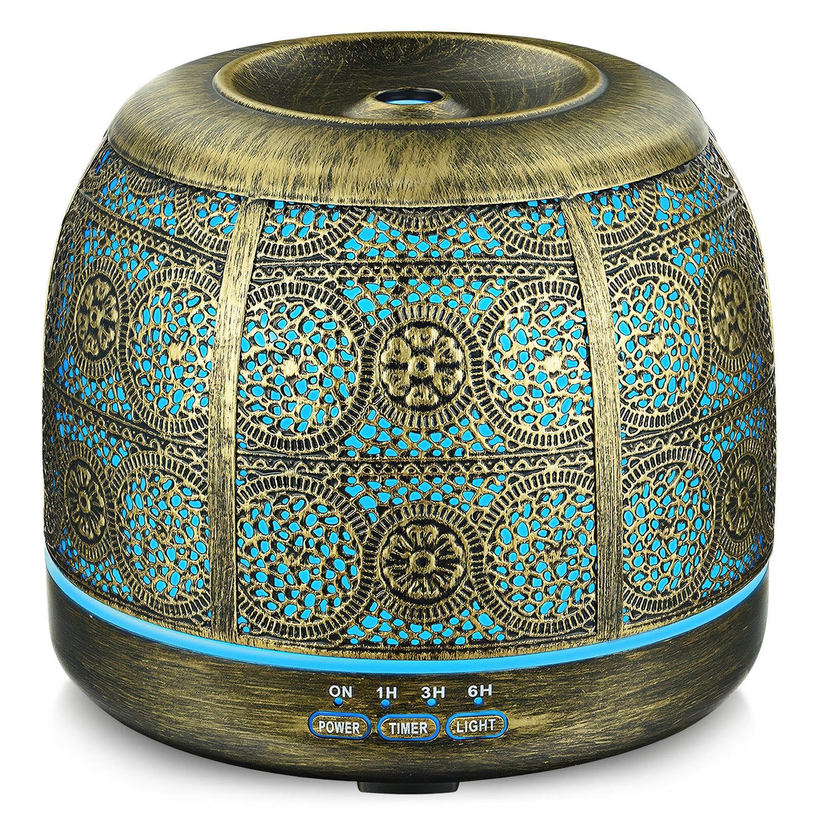 ARVIDSSON 500ml Diffusers for Essential Oils, Metal Essential Oil Diffuser for Large Room, Ultrasonic Aromatherapy Diffuser for Home