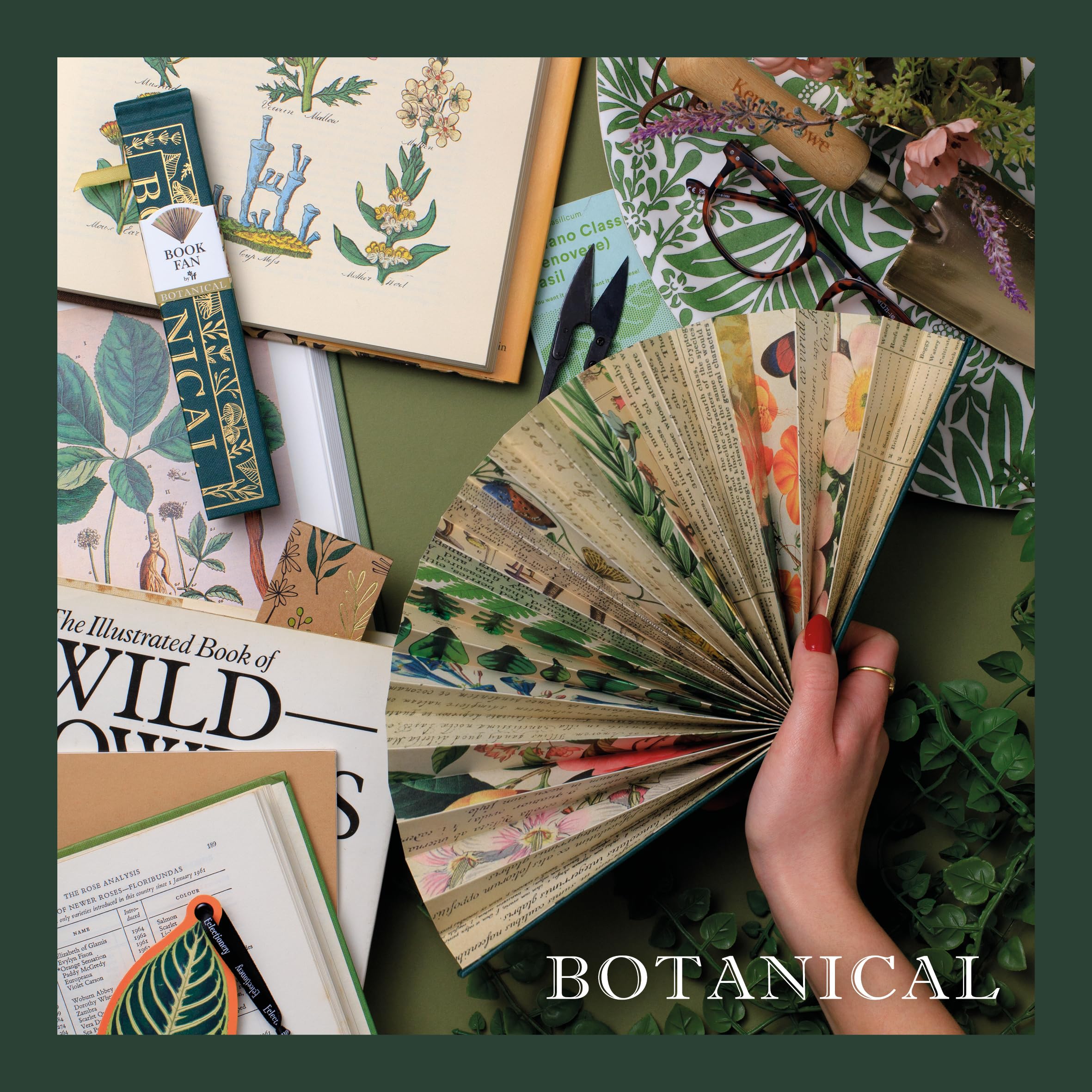IF Book Lover’s Paper Fan, Elegant Handheld Fan, Perfect for Reading Outdoors Gifts for Bibliophiles & Book Club Accessories - Image 2