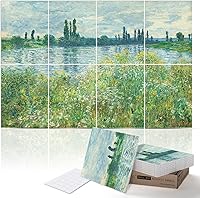 Vista 20 de PINWELIFE® Paneles acústicos de arte de pared, paneles absorbentes a prueba de sonido, para el hogar y la oficina, amortiguación decorativa