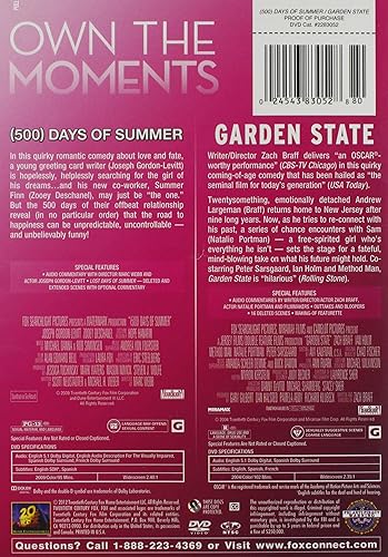 Vista 2 de Garden State500 Days Df-sac