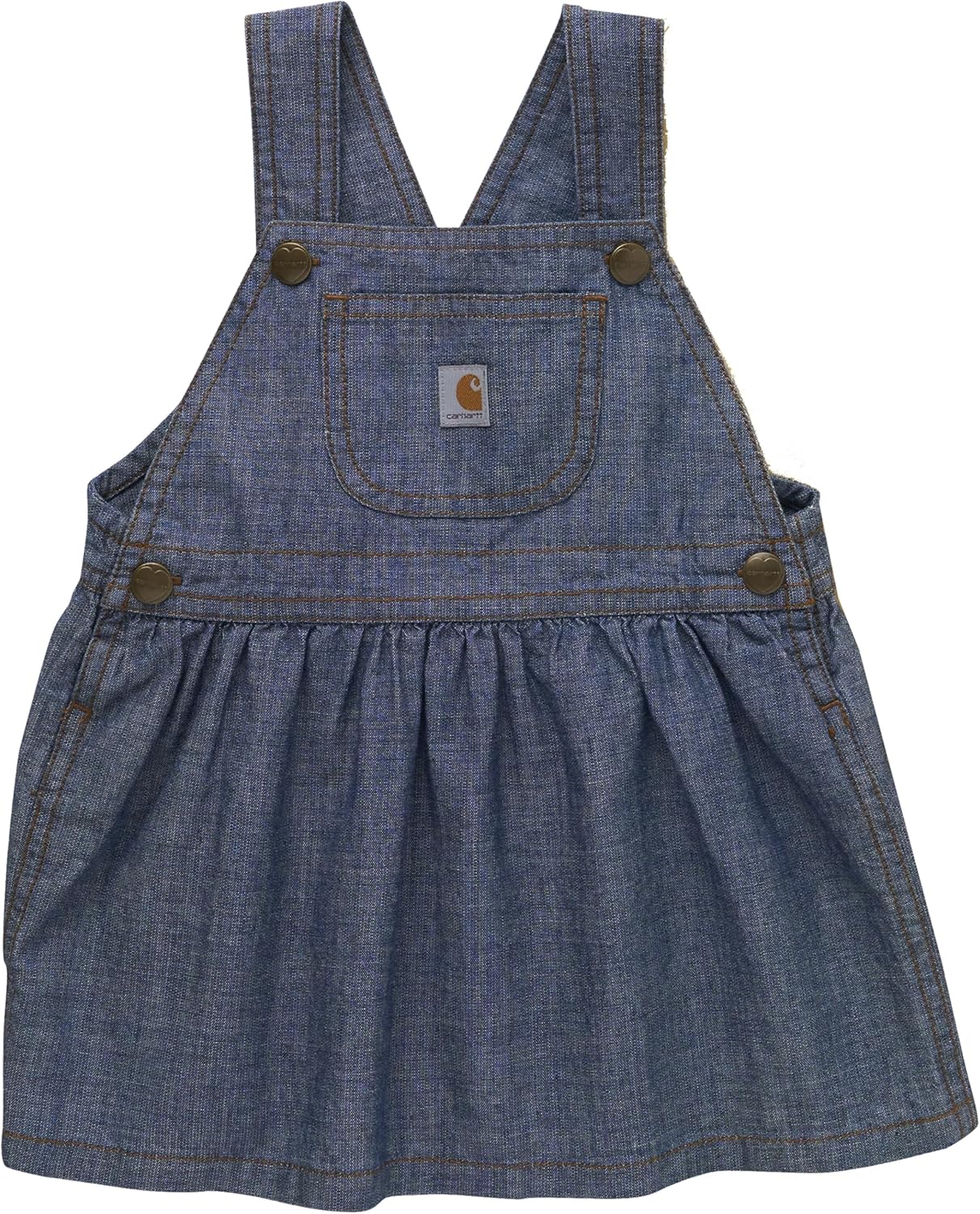 Carhartt Kid's CY9711 Denim Chambray Jumper - Girls