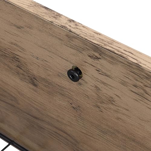 Miniatura 14 de Flieks Camas de plataforma de casa de tamaño individual, marco de cama de madera de pino maciza con techo, dos camas compartidas, gris