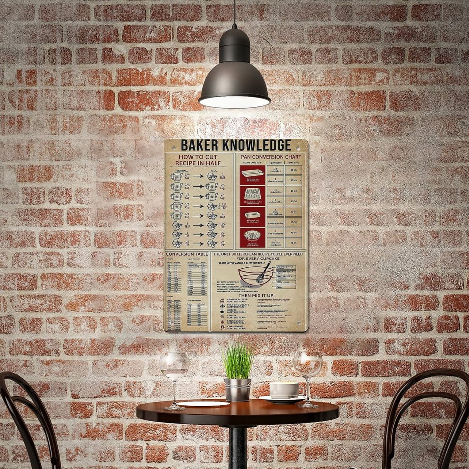 Targa con scritta Cigar Knowledge Plaques per casa, soggiorno, cucina, caffetteria, bar, decorazione da parete, poster in metallo, 20 x 30 cm