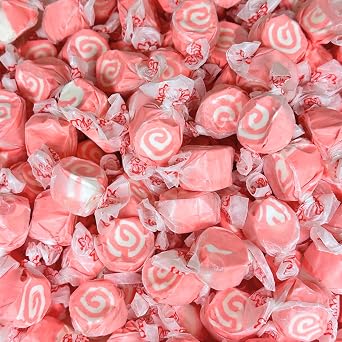 Premium Cinnamon Salt Water Taffy, Soft Chewy Candy, Wrapped, 16 Oz