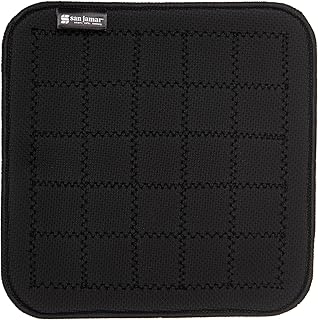 Carlisle FoodService Products UHP1010BK Ultigrip Square Commercial Hot Pad Pan Holder, 10" X 10", Black