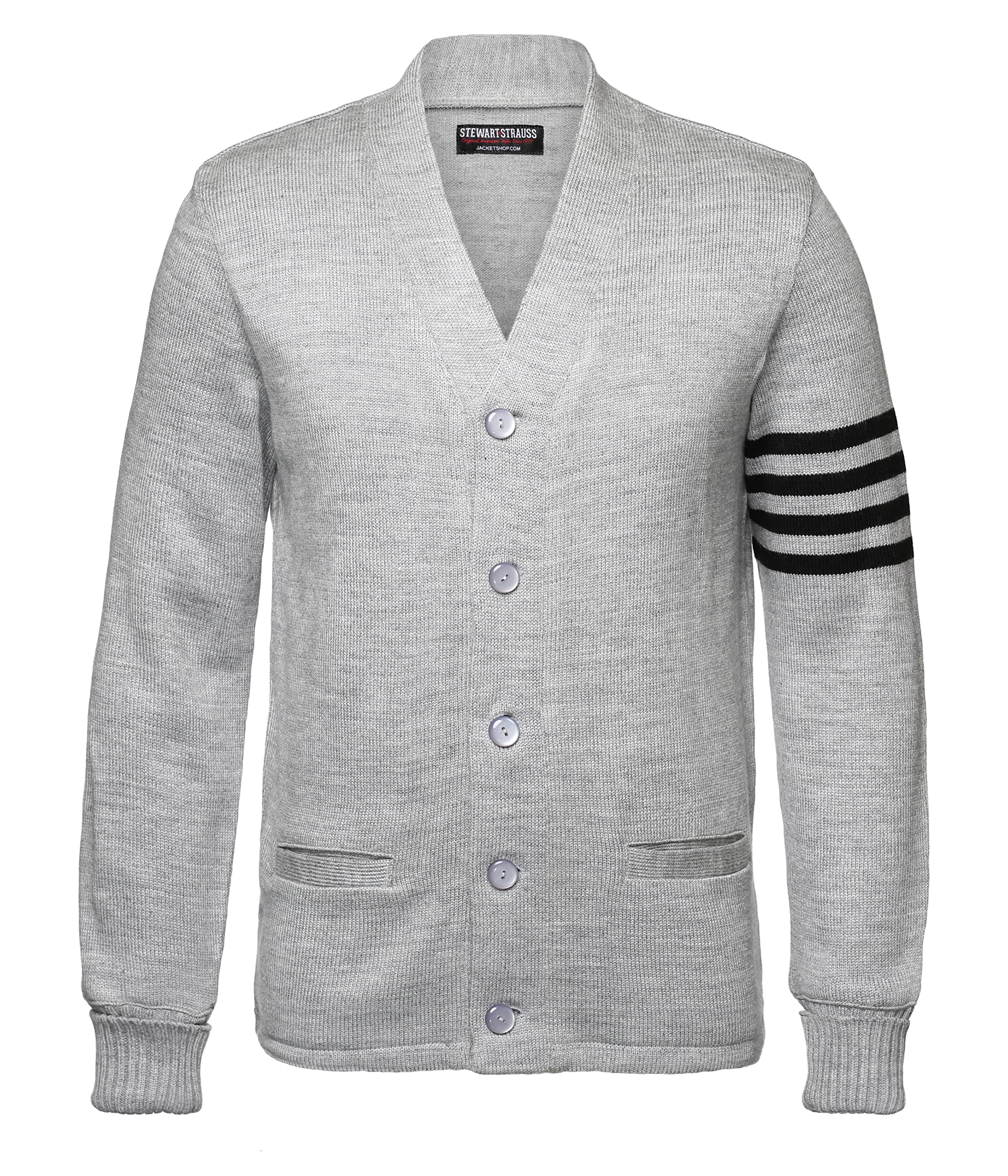 Stewart &amp; Strauss Cardigan Varsity Letter Sweater
