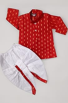 Dhoti Kurta Set for Kids | Pure Cotton Kurta Pyjama Set for Boys