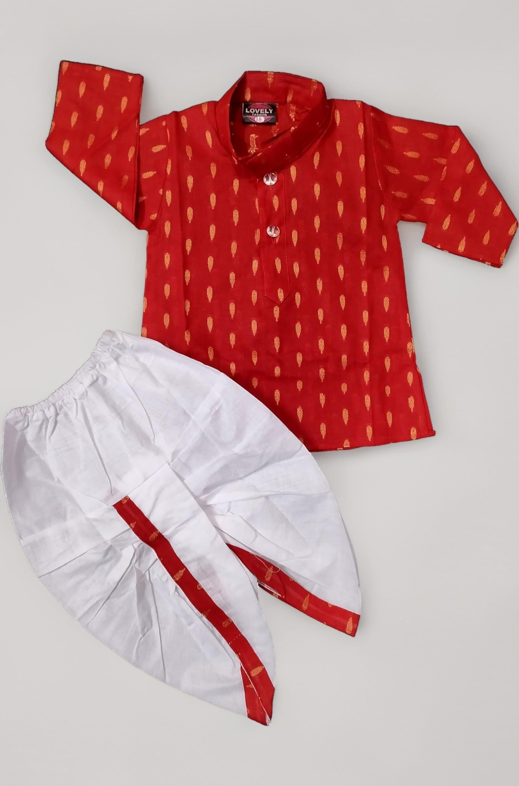Dhoti Kurta Set for Kids | Pure Cotton Kurta Pyjama Set for Boys