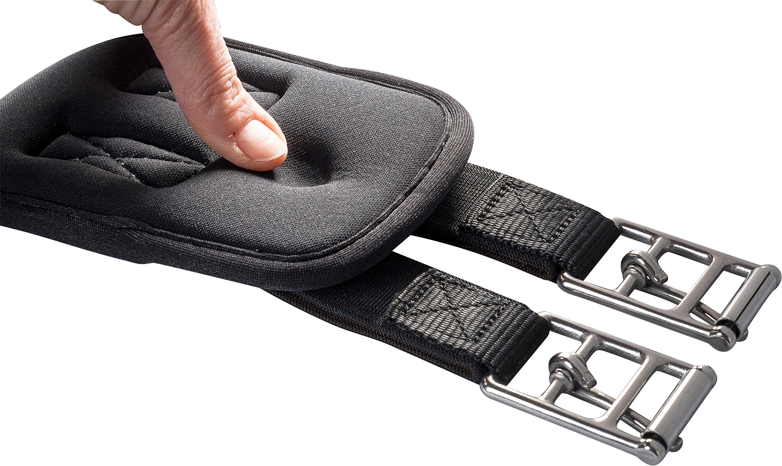 C.S.O Unisex Adult Memory Shaped Girth - Black, 105 cm - Image 2