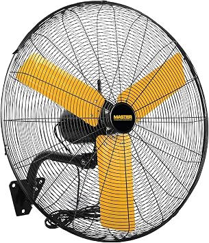 Master 24 Inch Industrial High Velocity Wall Mount Fan for, Commercial, Shop or Garage, All Steel Construction MAC-24W